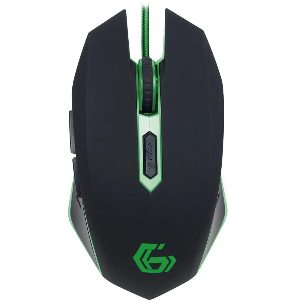 Mouse gaming Gembird MUSG-001-G 2400 DPI verde