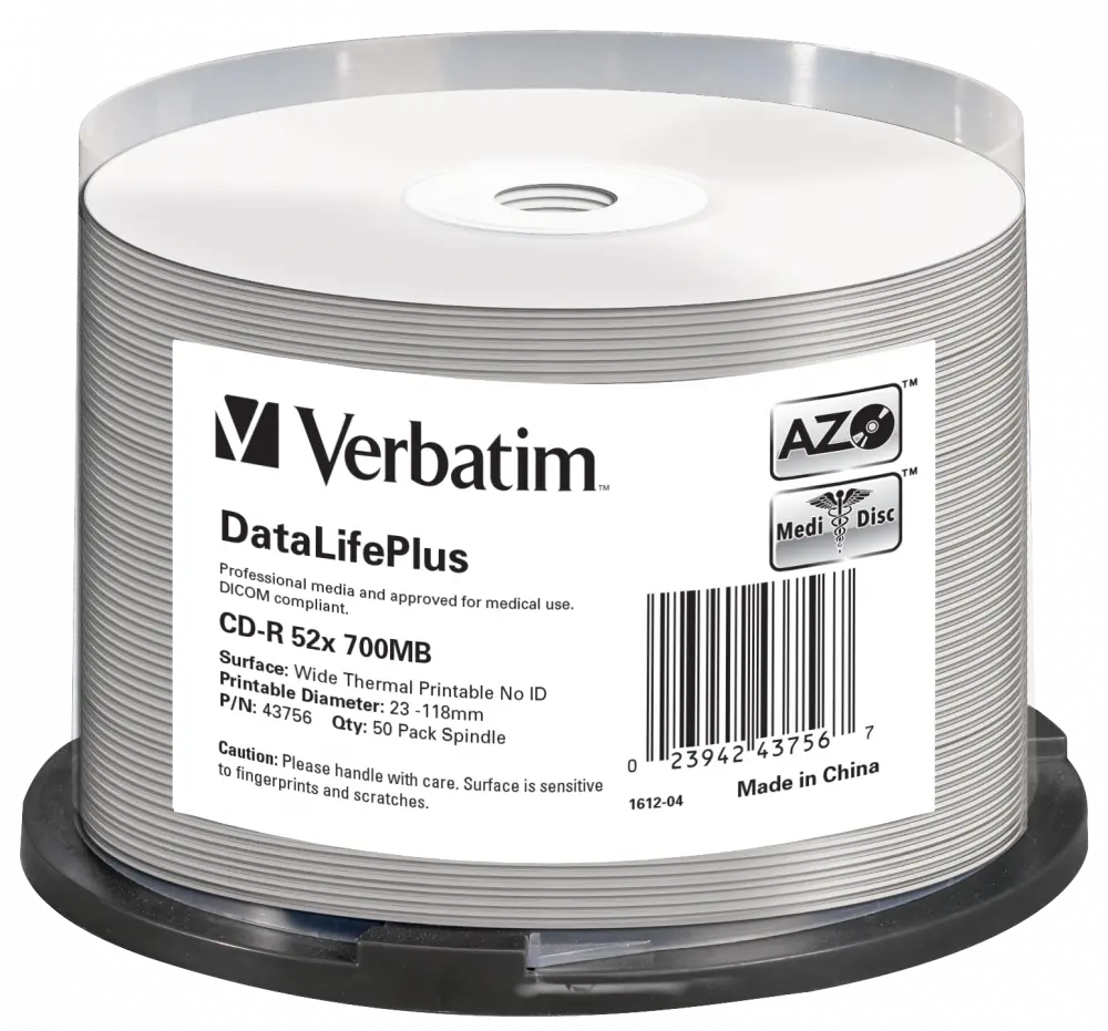 CD-R Verbatim 700MB 52x 50 buc spindle DataLifePlus