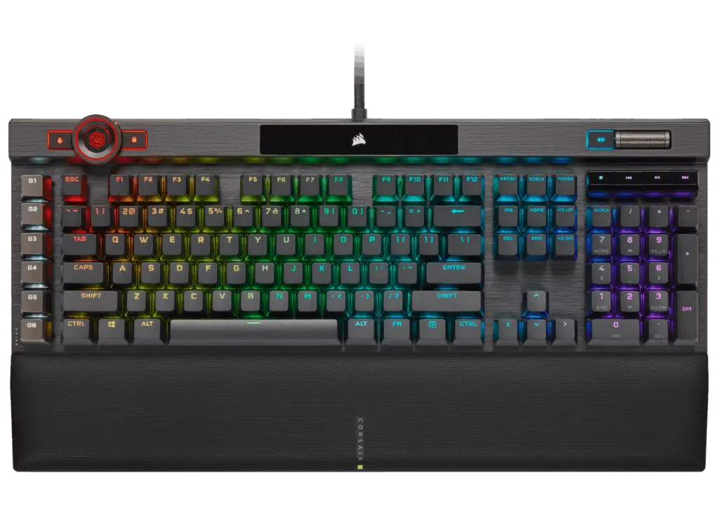 Tastatură gaming Corsair K100 RGB OPX neagră
