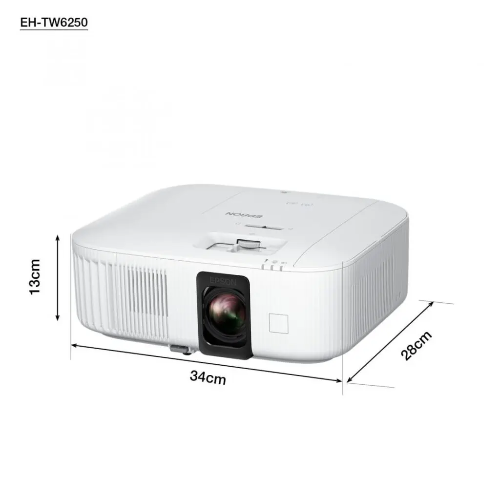 Videoproiector Epson EH-TW6250 4K Android TV PRO-UHD 2800 lumeni alb