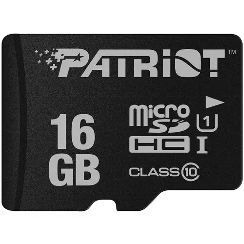 Card microSD Patriot 16 GB clasa 10 LX