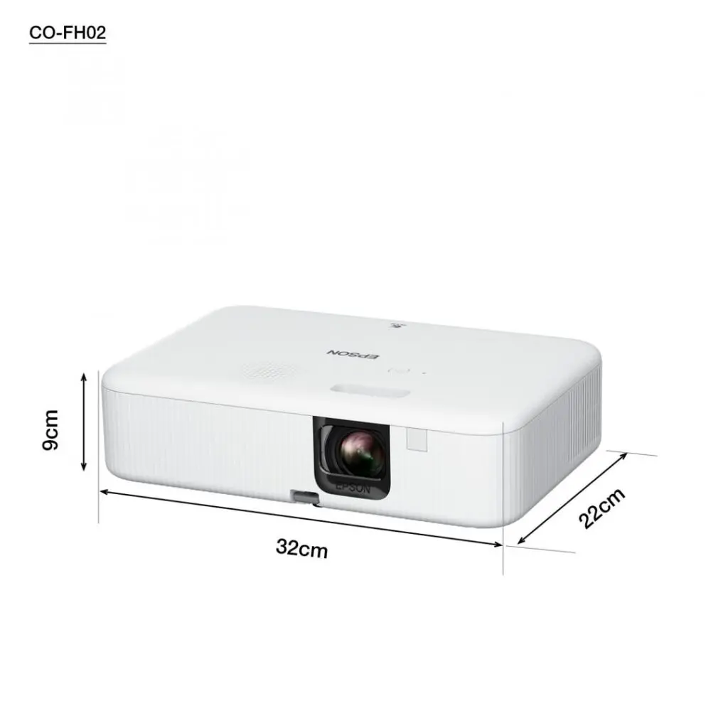 Videoproiector Epson CO-FH02 Android TV 3LCD Full HD 3000 lumeni Alb