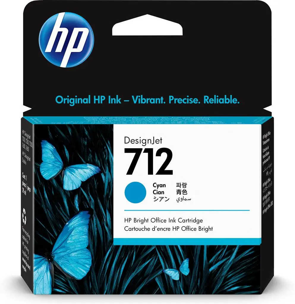Cartuș cerneală HP 712 3ED67A Cyan 29 ml
