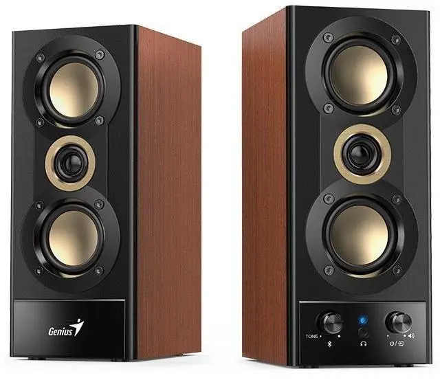 Boxe Genius SP-HF800BT 20W Bluetooth 2.0 lemn