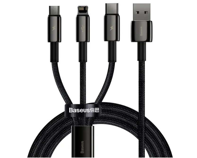Cablu încărcare Baseus CAMLTWJ-01 Negru 1.5 m 3.5A