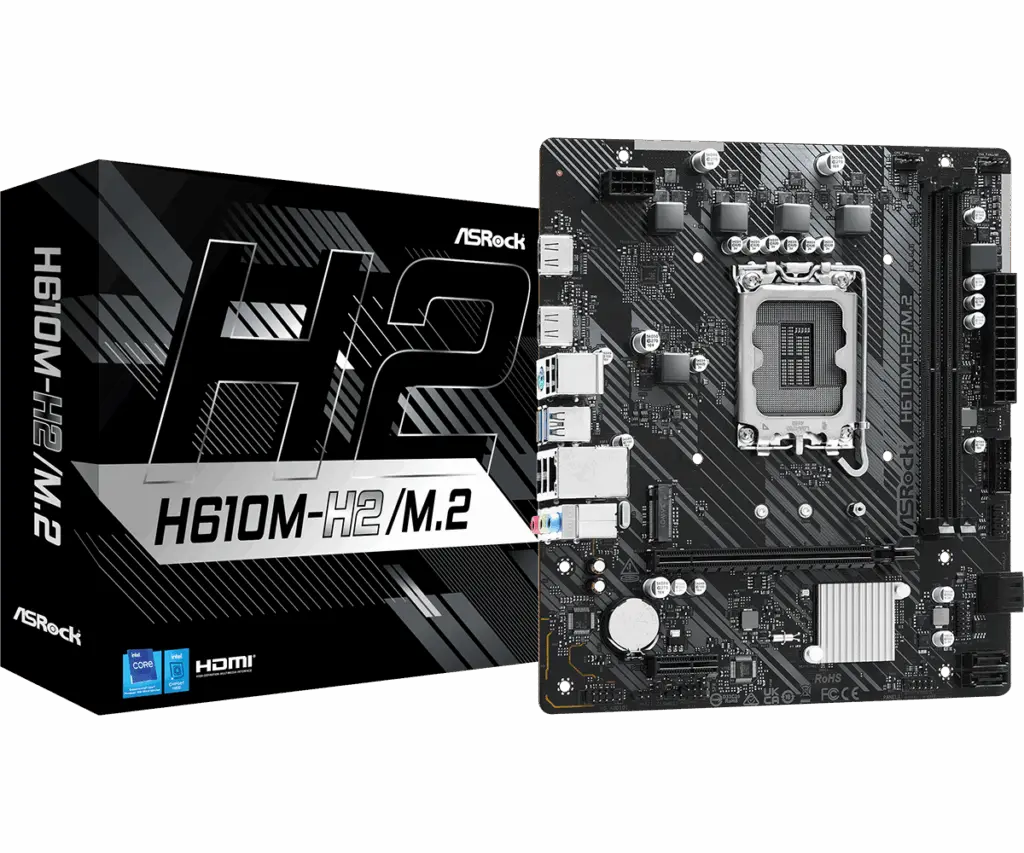 Placa de baza ASRock H610M-H2 M.2 LGA1700 DDR4 mATX