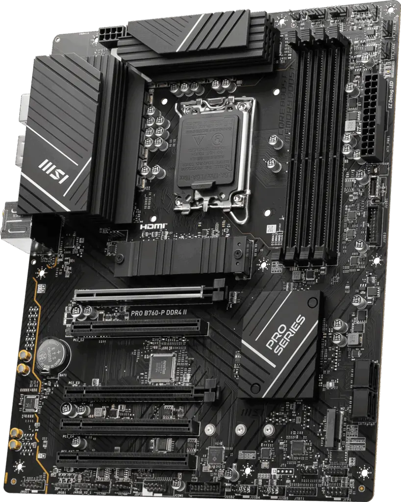 Placă de bază MSI PRO B760-P DDR4 II LGA1700 ATX