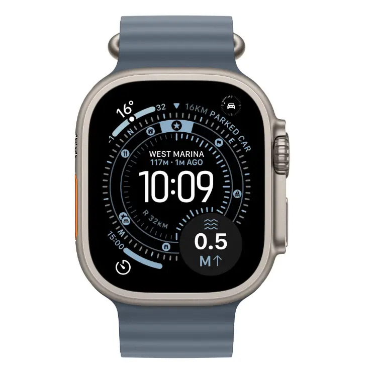 Apple Watch Ultra 3 49mm titan natural GPS Cellular Anchor Blue Ocean Band