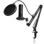 Microfon gaming Lorgar Voicer 931 USB cardioid Negru