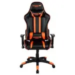 Scaun gaming Canyon Fobos CND-SGCH3, Negru/Portocaliu