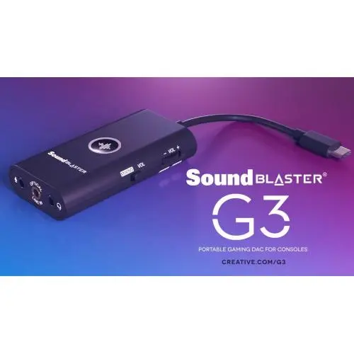 Placa de sunet Creative Sound Blaster G3 – USB-C