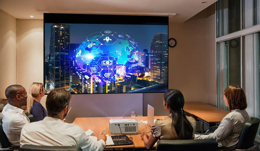 Videoproiector Optoma ZH450, DLP laser 30.000 ore, FHD 1920*1080, 4500 lumeni, 300.000:1, 16:9/ 4:3, Alb
