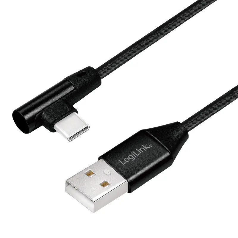 Cablu Logilink CU0137 USB-C unghi 90° 0.3 m