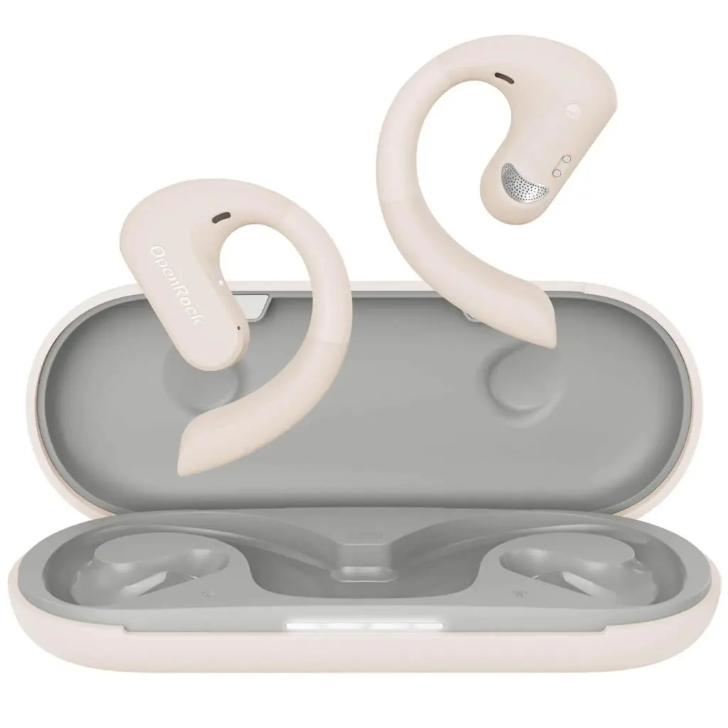 Căști wireless OneOdio OpenRock S crem TWS Bluetooth 5.3 IPX5