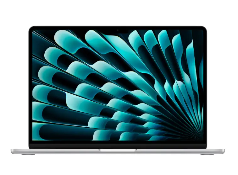 Laptop Apple MacBook Air 13″, cu procesor Apple M4, 10 nuclee CPU si 10 nuclee GPU, 16GB RAM, 512GB, Silver, Tastatura Internationala, Manual RO