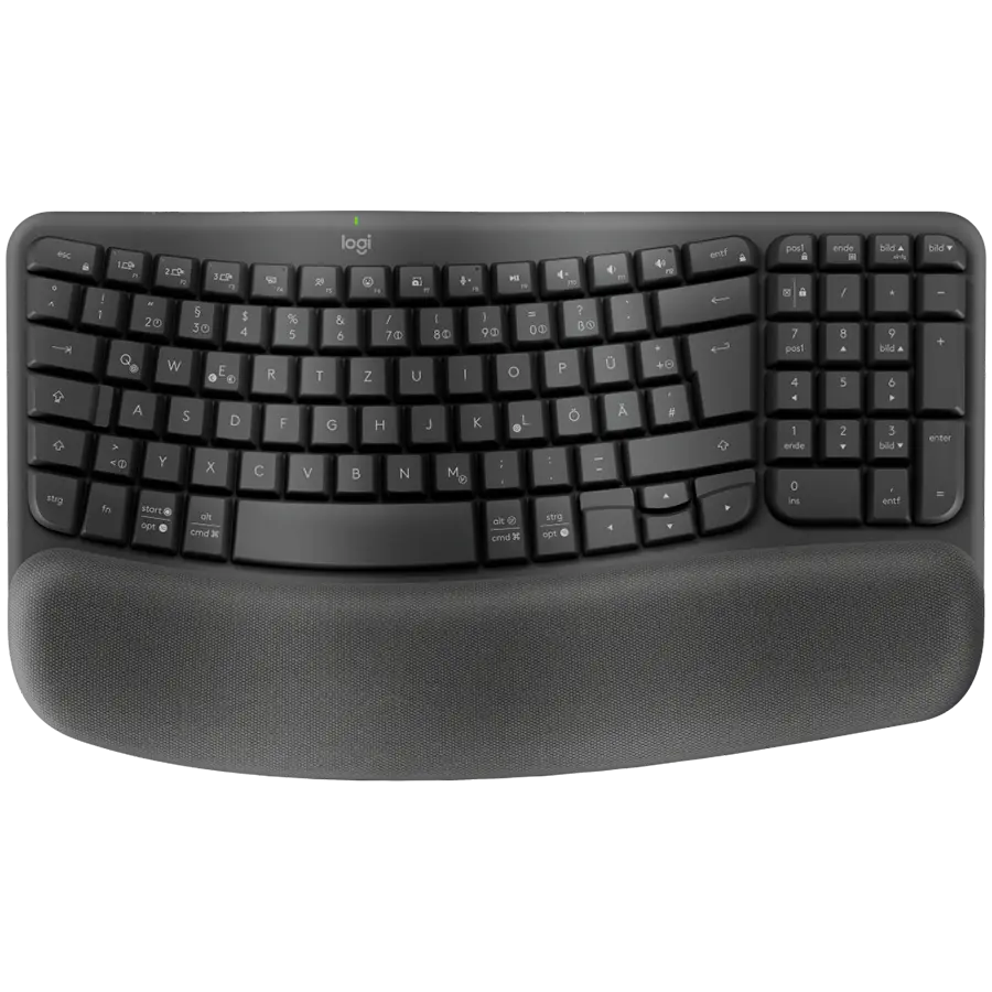Tastatură Logitech Wave Keys Business negru, wireless Bluetooth