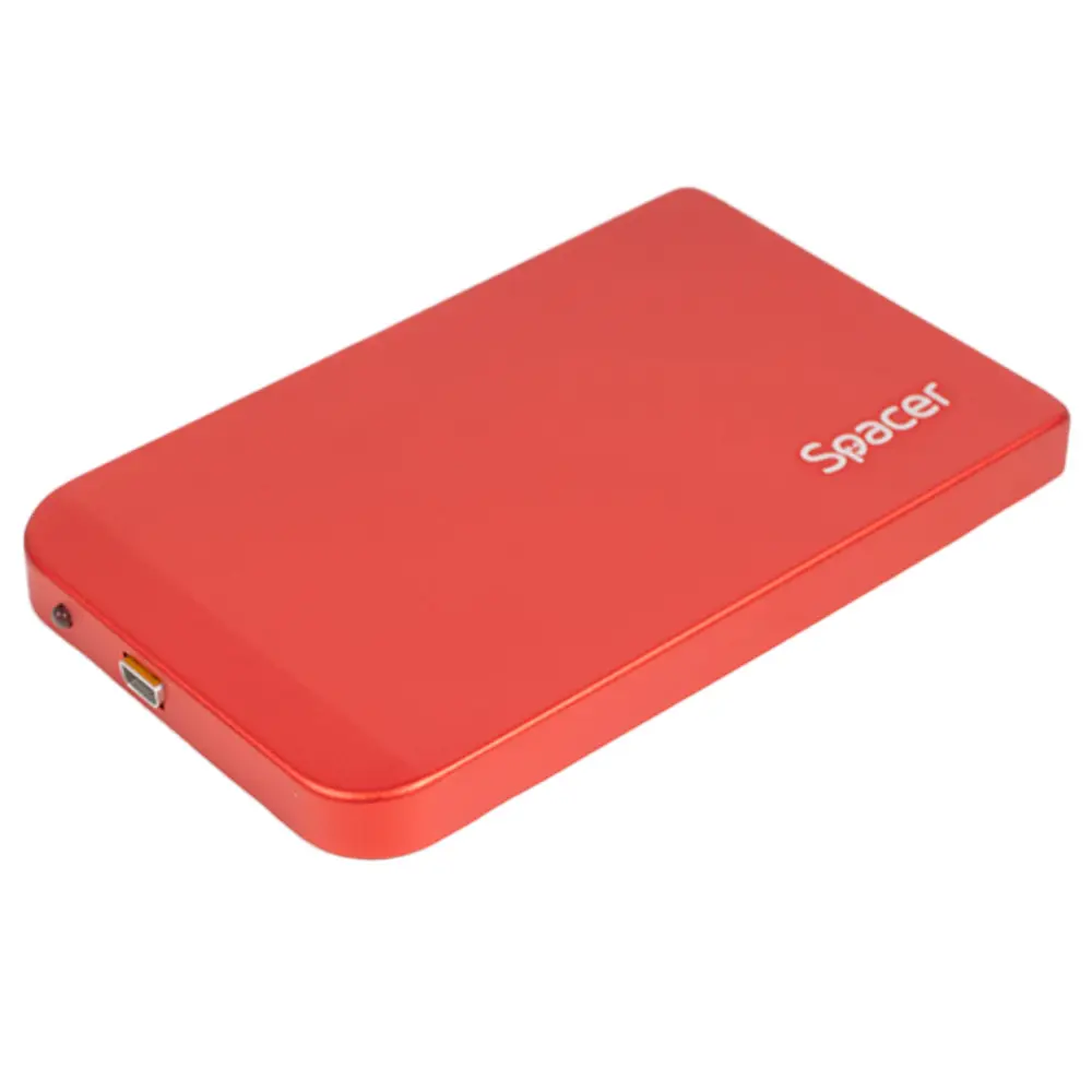 Rack extern Spacer SPR-25611R roșu USB 3.0 2.5 inch