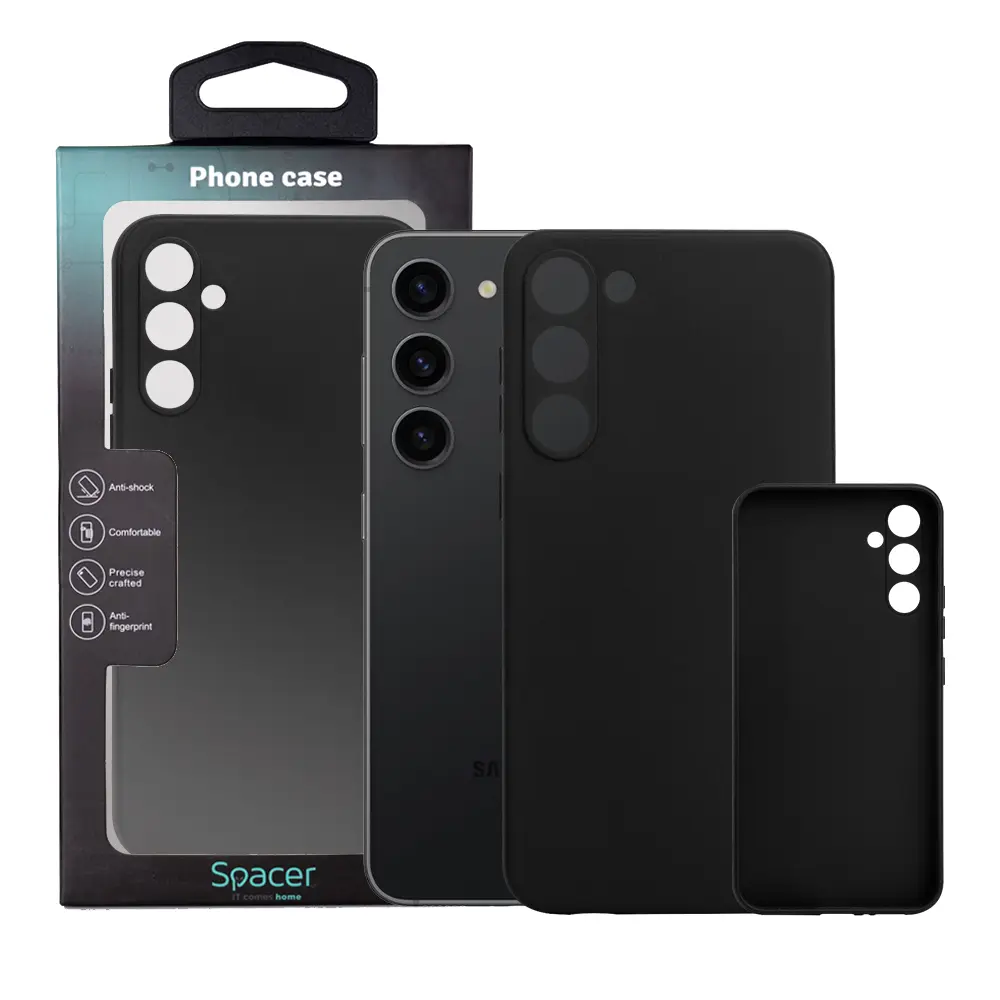 Husă Spacer Samsung Galaxy S23 Plus TPU neagră