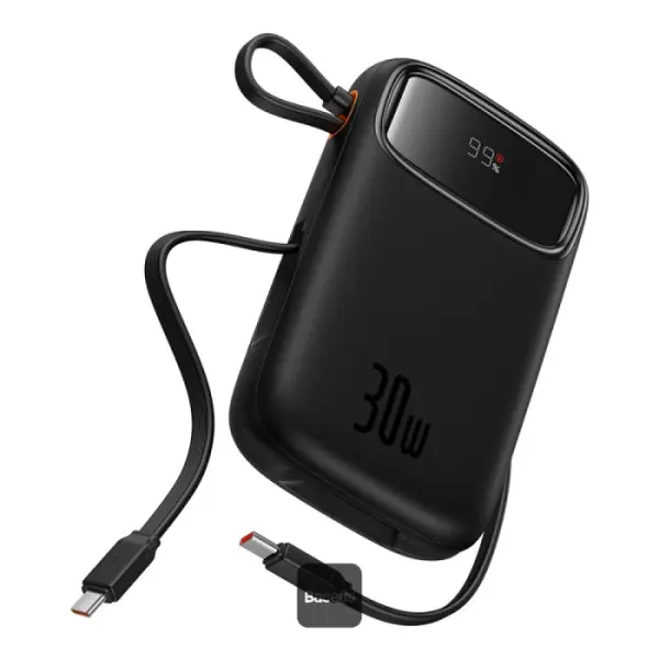 Power bank Baseus Qpow 2 10000mAh 30W negru