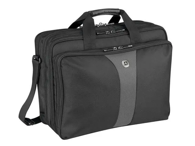 Geantă laptop Wenger Legacy Triple 17 inch negru-gri