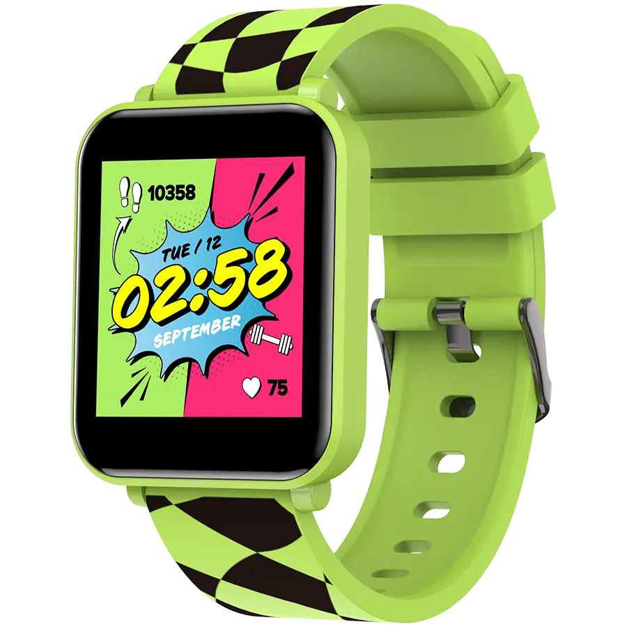 Smartwatch copii Canyon Joyce KW-43 Verde Dual Bluetooth Music