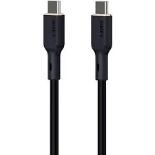 Cablu Aukey USB-C la USB-C negru 100W
