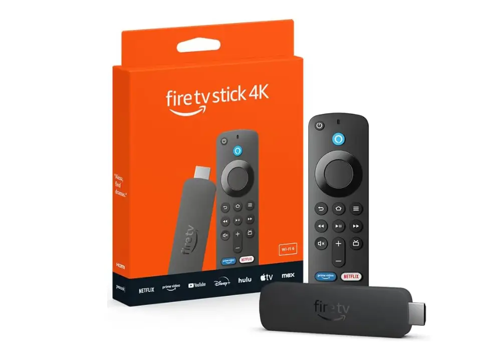 Media player Amazon Fire TV Stick 4K, Wi-Fi 6, telecomandă Alexa, negru