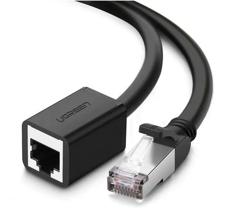 Cablu extensie Ethernet Ugreen NW112 Cat6 RJ45 2m negru