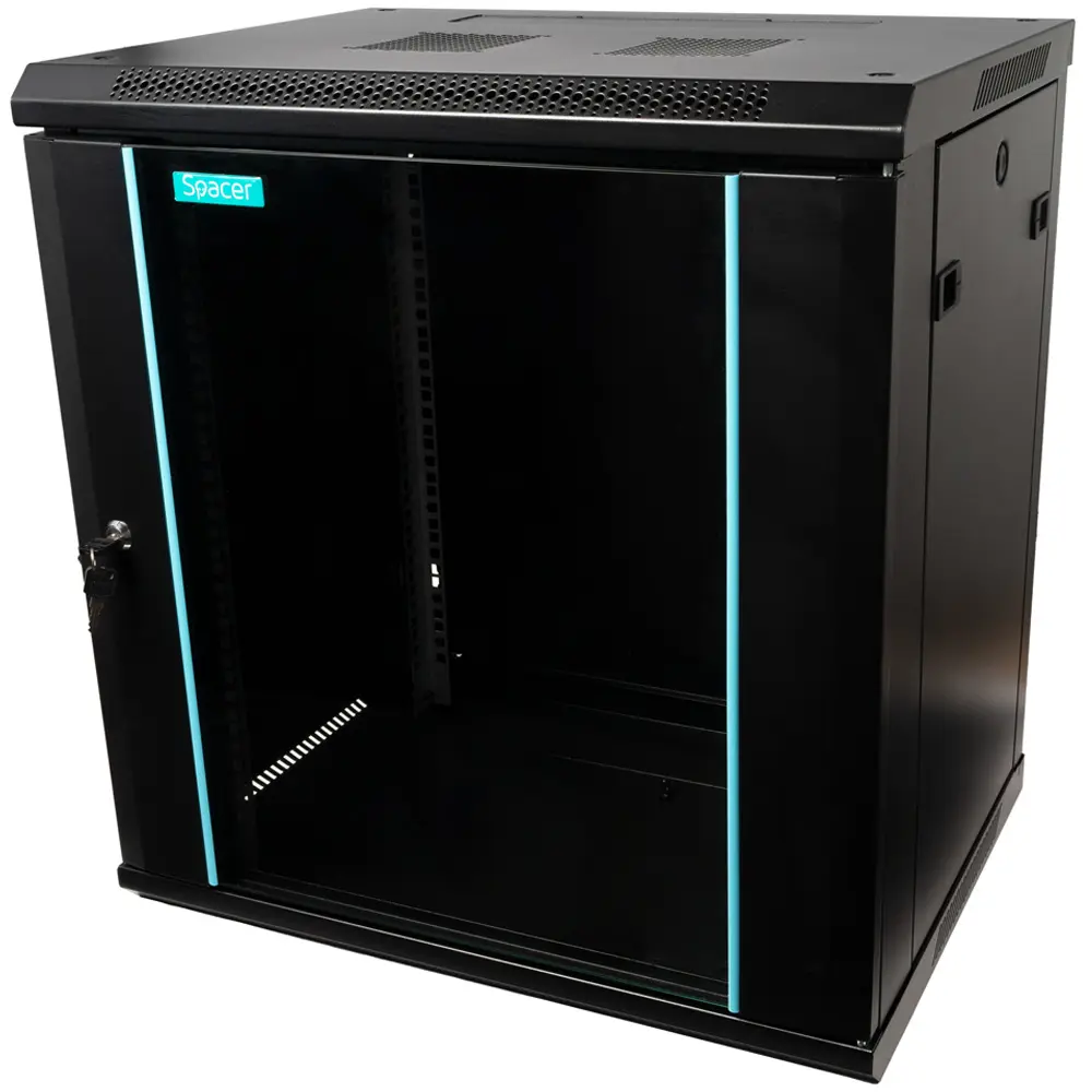 Cabinet rack Spacer SPCW-12U-450-BK-03 19″ 600×450 mm