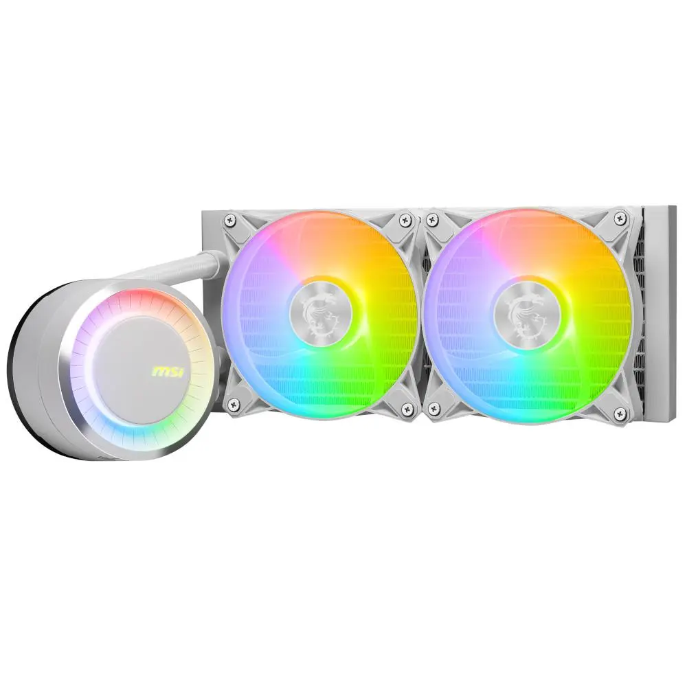 Cooler lichid MSI MAG CORELIQUID E240 alb 240mm ARGB