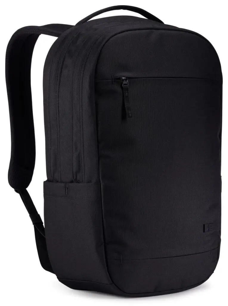 Rucsac Case Logic Invigo, pentru notebook de max. 15.6 inch, 2 compartimente, buzunar frontal x 2, buzunar lateral, waterproof, nylon, negru