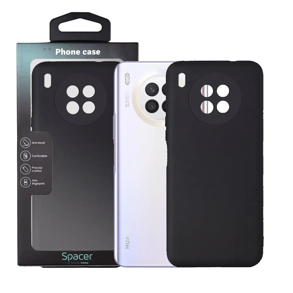 Husa Spacer Huawei Nova 8i TPU negru back cover