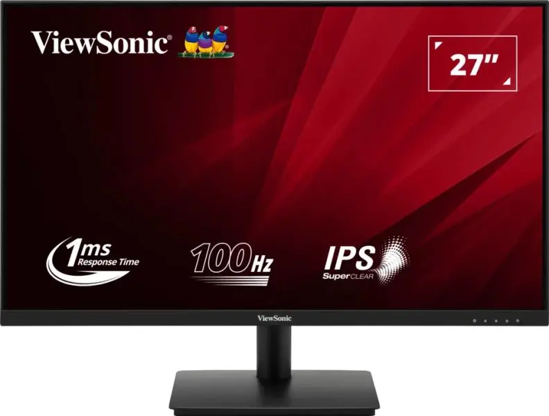 Monitor LED IPS ViewSonic VA270-H 27″, Full HD (1920×1080), 100Hz, 1ms MPRT, HDMI, VGA, VESA, negru