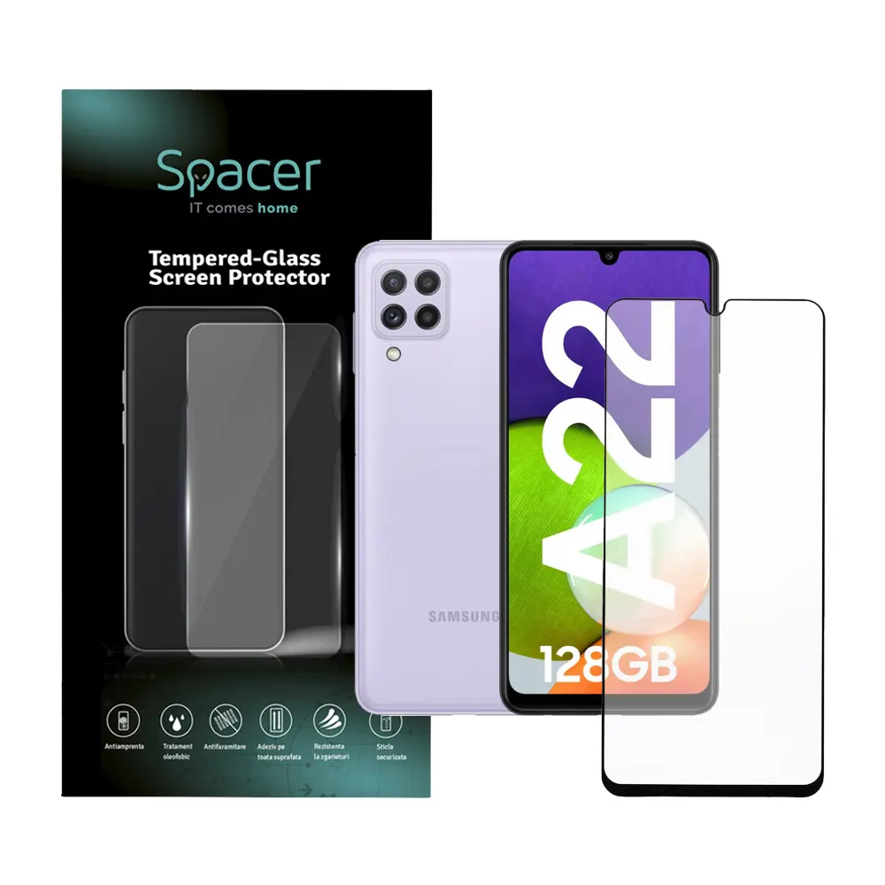 Folie sticla Spacer Samsung Galaxy A22 4G 9H