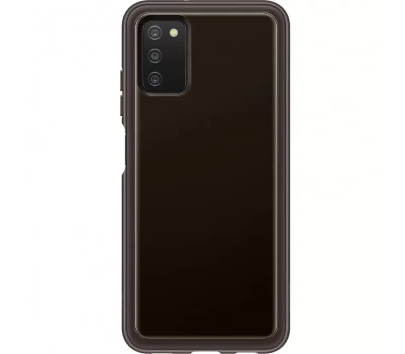 Husă Samsung Soft Clear Cover Galaxy A03s neagră