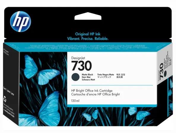 Cartuș HP 730 DesignJet P2V65A negru mat 130 ml