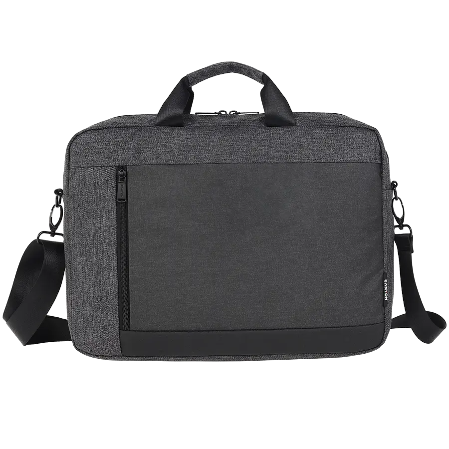Geanta laptop Canyon CNS-CB5G4, textil, gri/negru, 15.6 inch, 410x300x70mm