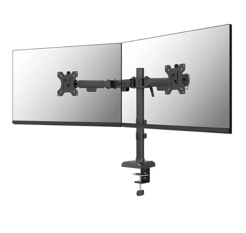 Suport monitor Neomounts, Nero Double, Steel, Negru