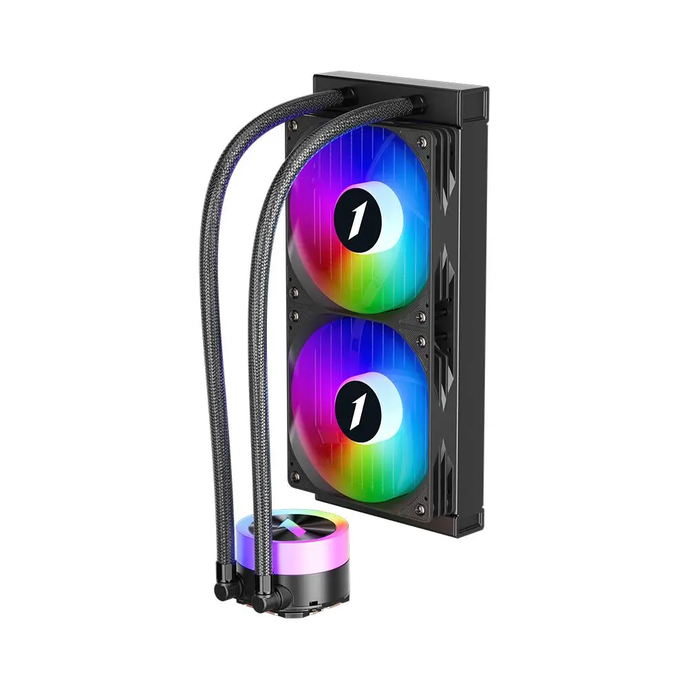 Cooler Procesor 1stPlayer® Thunderstorm TS1 240, ARGB, Black, compatibil AMD/Intel