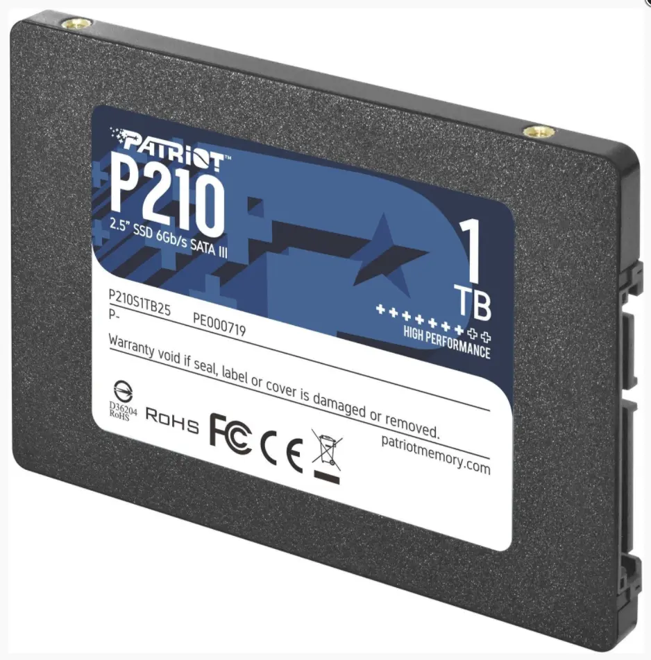 SSD Patriot P210 1TB SATA3 2.5 inch Negru