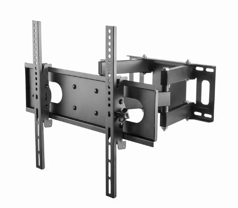 Suport TV de perete, Gembird, Metal, rotativ, inclinabil, pentru televizor de dimensiunea 32″ – 55″, capacitate maxima de incarcare 35 kg, Negru