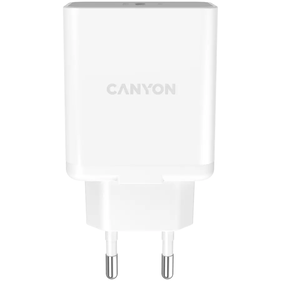 Incarcator retea Canyon H-20 CNE-CHA20W PD 20W USB-C, White