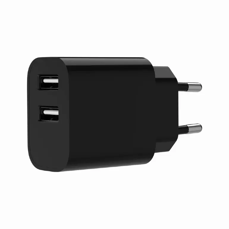 Incarcator USB Gembird TA-UC-2A12-01-BK 2 porturi negru