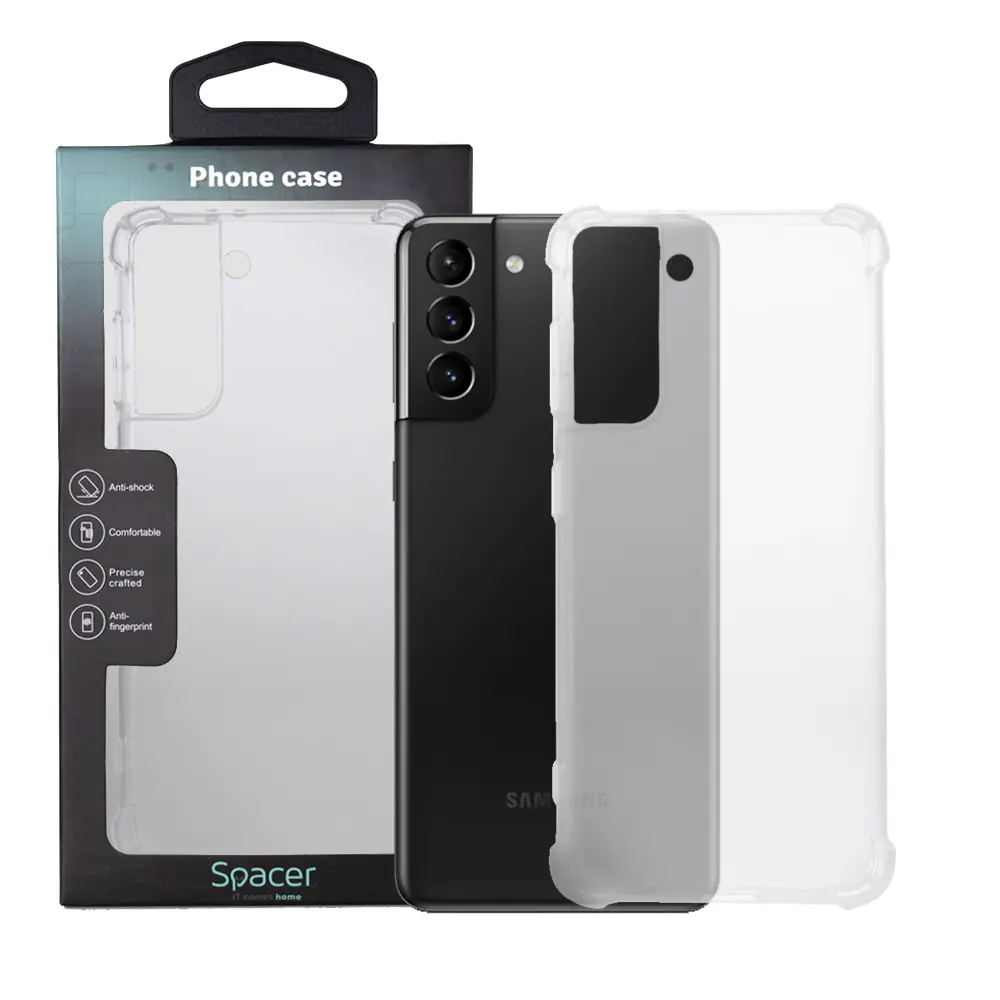 Husă Spacer Samsung Galaxy S21 Plus TPU transparentă