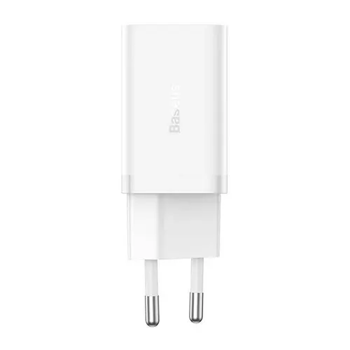 Încărcător Baseus GaN5 Pro dual USB-C 40W alb