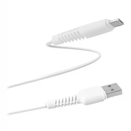 Cablu date TnB Micro-USB 1 m Alb CBMUSB1WH