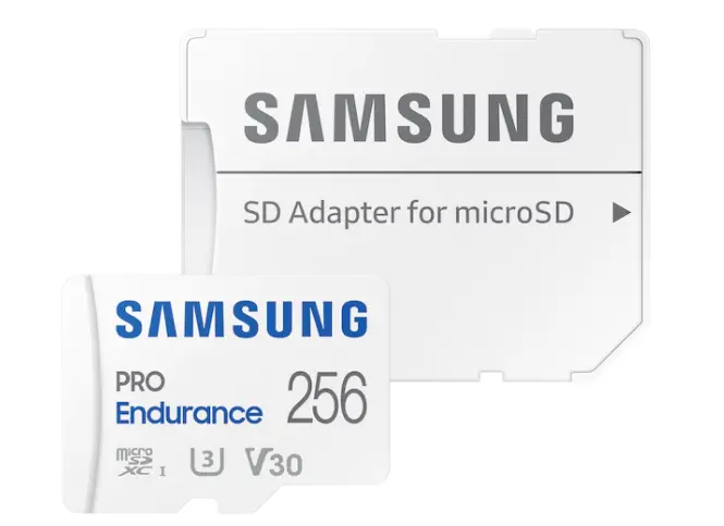 Card Samsung PRO Endurance microSD 256GB 100MB/s