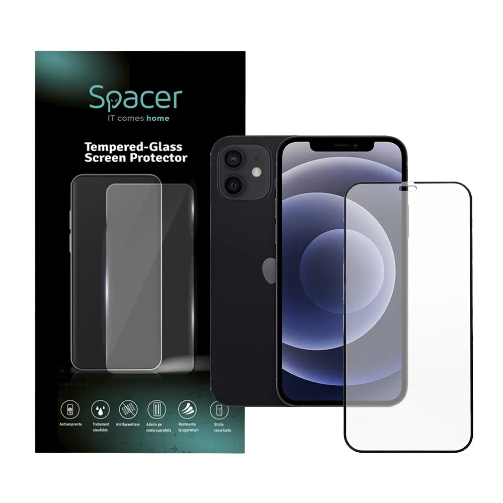 Folie sticla Spacer iPhone 12 12 Pro 9H