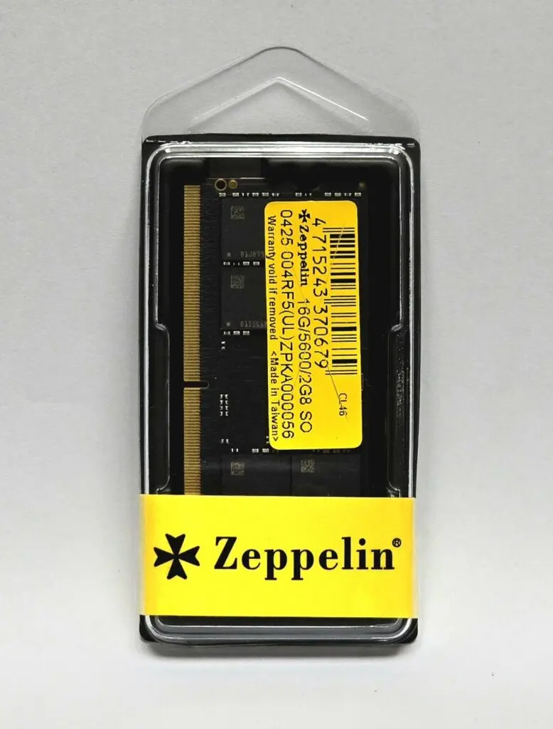 Memorie SODIMM Zeppelin, DDR5 16GB, 5600 MHz, retail