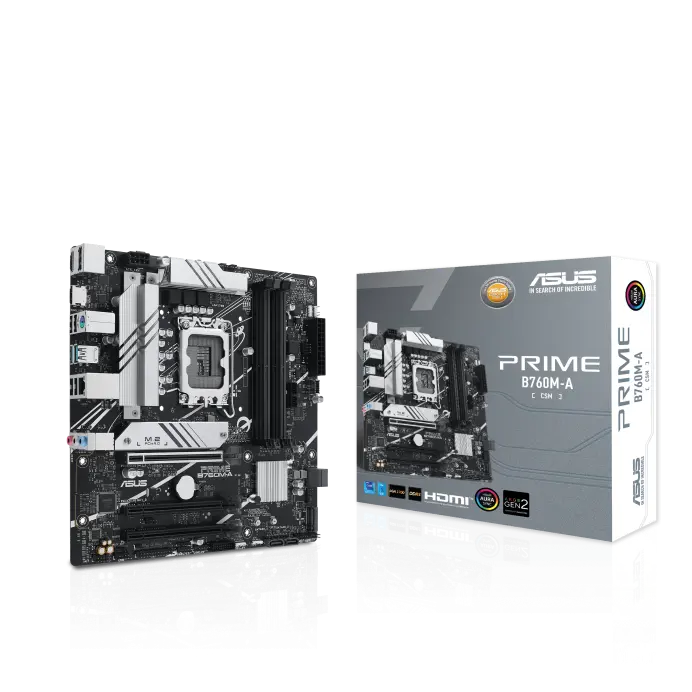 Placă de bază ASUS PRIME B760M-A-CSM DDR5 LGA1700 mATX